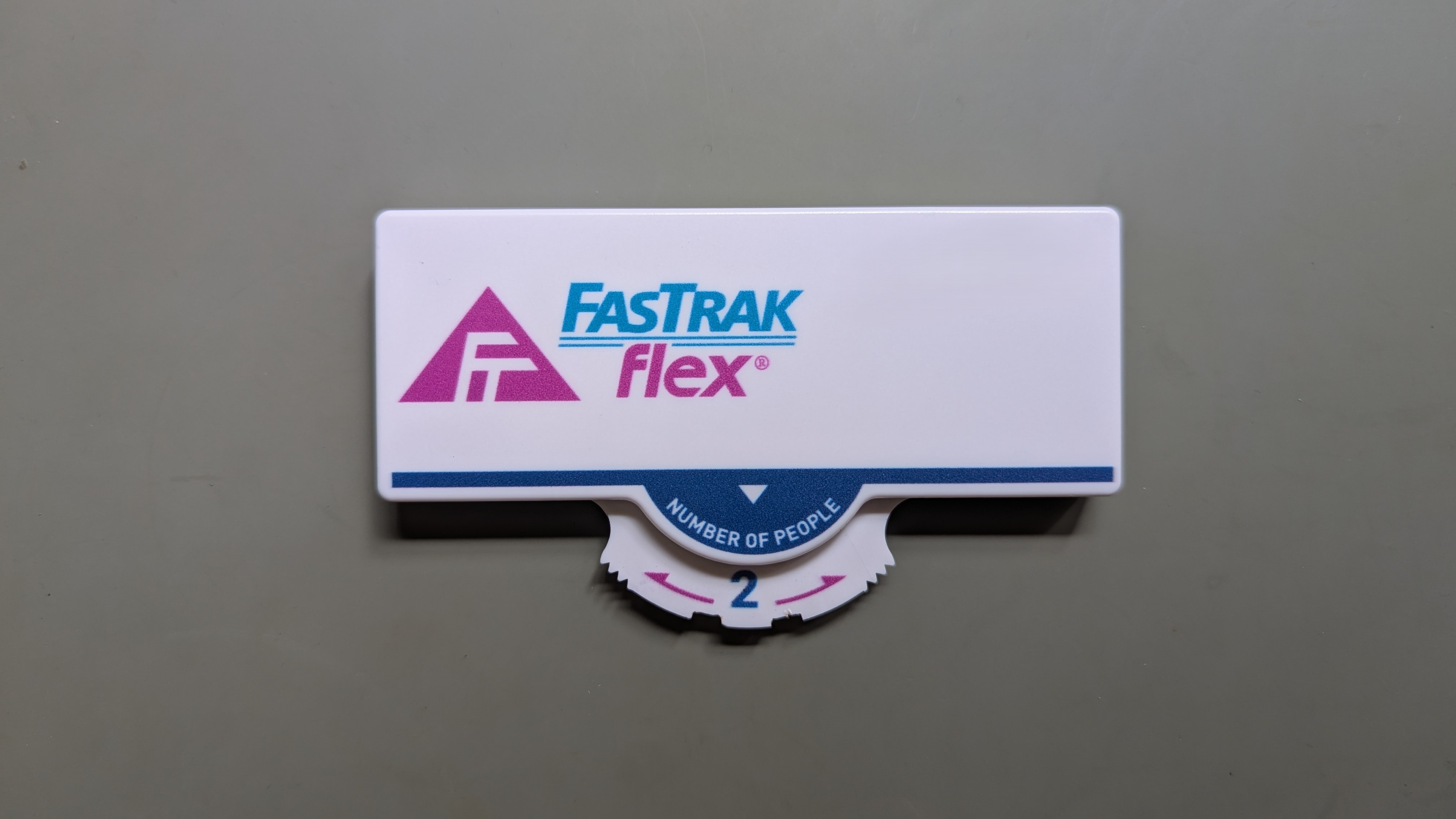 The new toll tag position 2